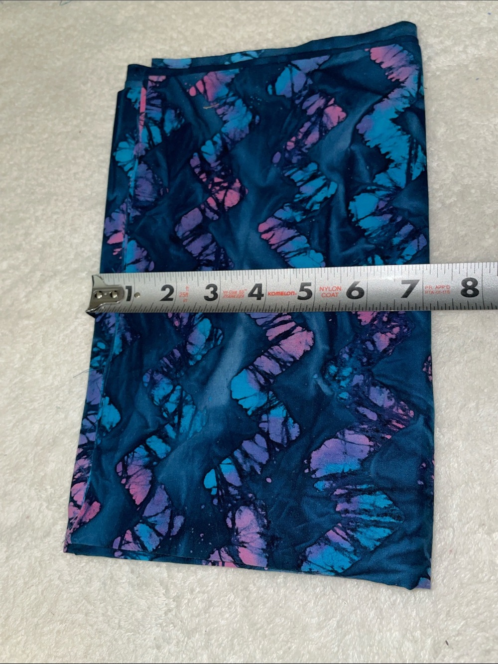 4-5 LB MIXED FABRIC DYED BATIKS SWIRLS BUNDLE • CRAFT & SEWING D4 GOOD USABLE - Picture 10 of 11